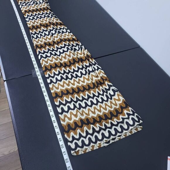 Linea Louis Dell'Olio Womens Crochet Knit Maxi Dress Size 6 Petite Sleeveless - Picture 7 of 7